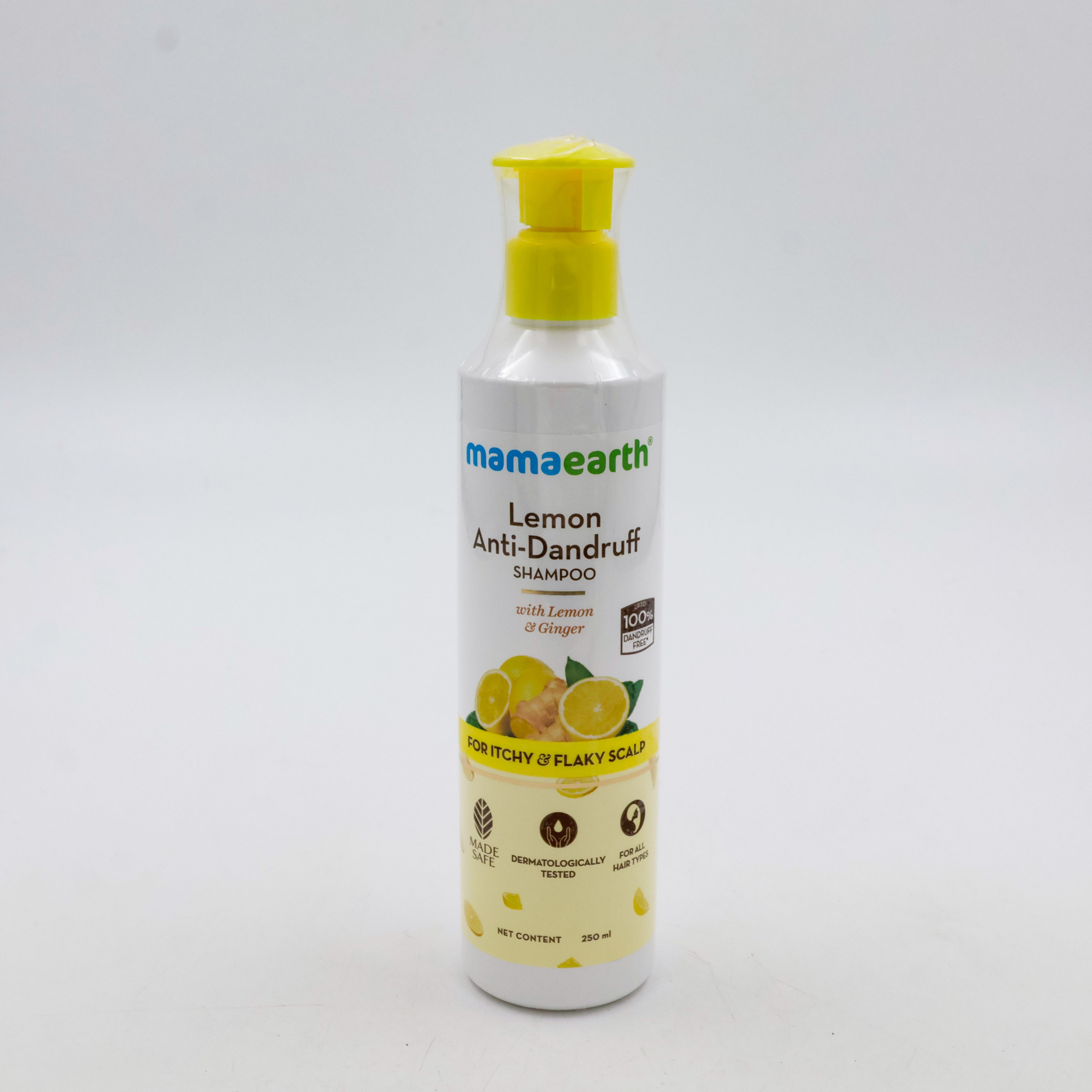 Mama Earth Shampoo Lemon Anti Dandruff 250 ml